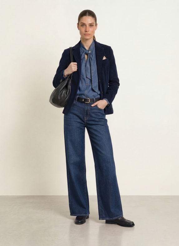 CIRCOLO 1901 Corduroyblazer DONKERBLAUW