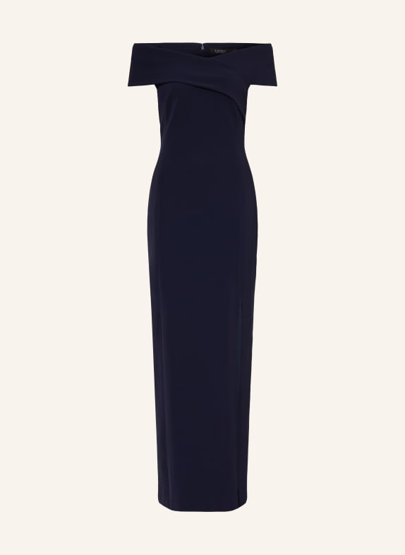 LAUREN RALPH LAUREN Večerní šaty TMAVĚ MODRÁ