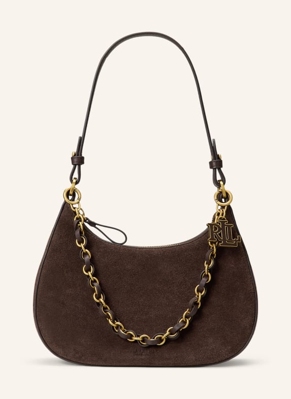 LAUREN RALPH LAUREN Schultertasche DUNKELBRAUN