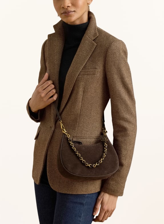 LAUREN RALPH LAUREN Schoudertas MARRON FONCÉ