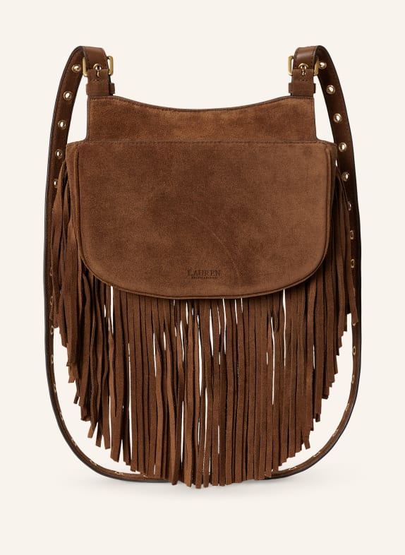 LAUREN RALPH LAUREN Schoudertas MARCY BRUIN / GOUD