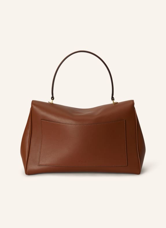 LAUREN RALPH LAUREN Schoudertas FARRAH MEDIUM BRUIN / GOUD