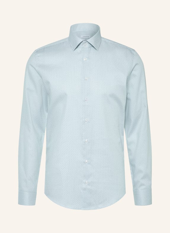 seidensticker Slim Fit-skjorta LJUSGRÖN / MÖRKGRÖN
