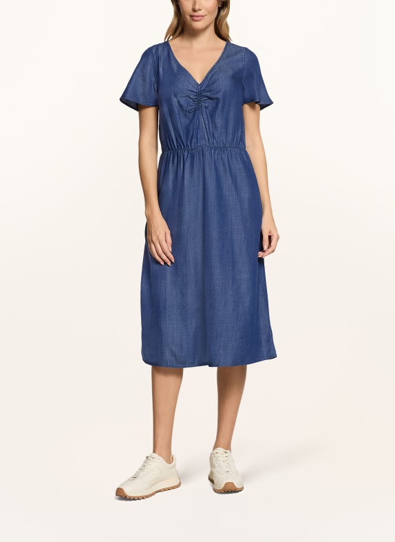 CARTOON Kleid in Jeansoptik BLAU