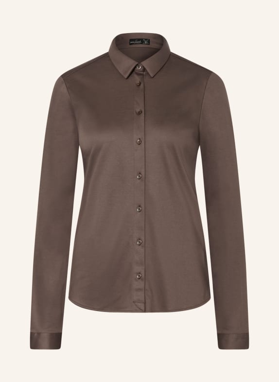 van Laack Hemdbluse VL-MALIS-SV aus Jersey TAUPE