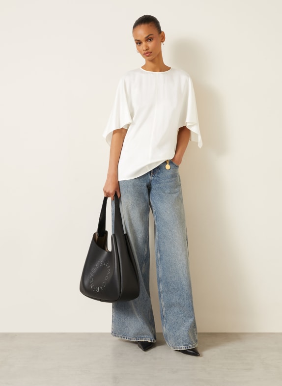 STELLA McCARTNEY Blusenshirt aus Satin ECRU