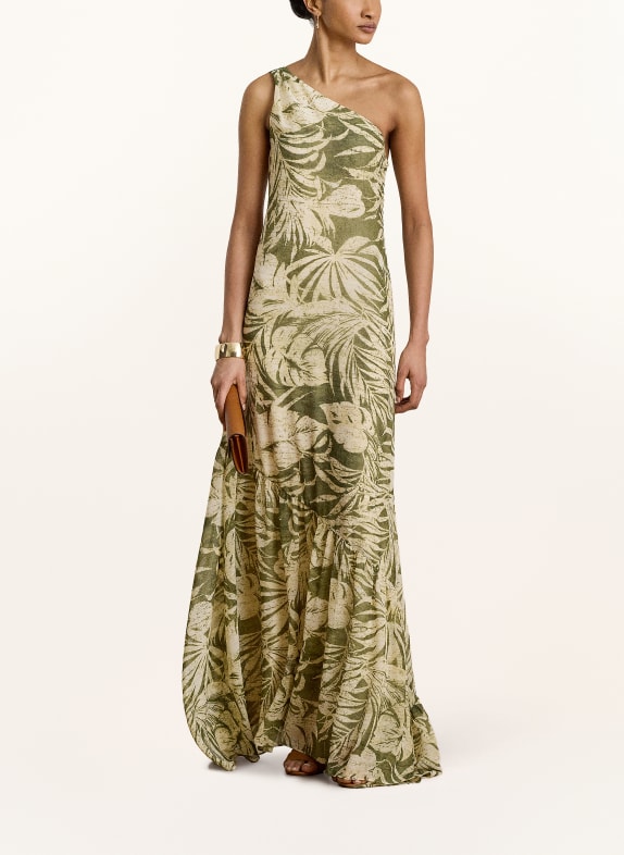 LAUREN RALPH LAUREN Cocktailkleid OLIV / BEIGE