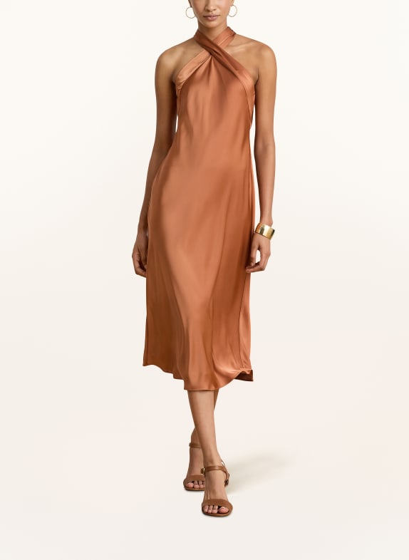 LAUREN RALPH LAUREN Robe de cocktail COGNAC