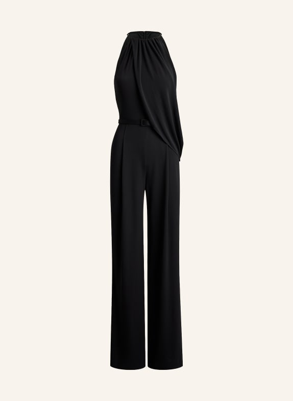 LAUREN RALPH LAUREN Jumpsuit van jersey ZWART