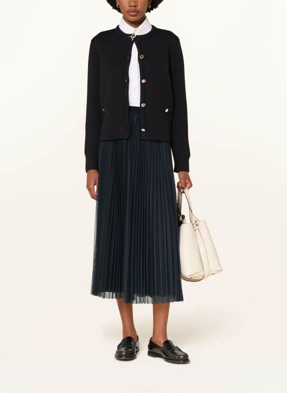 FABIANA FILIPPI Plooirok DONKERBLAUW