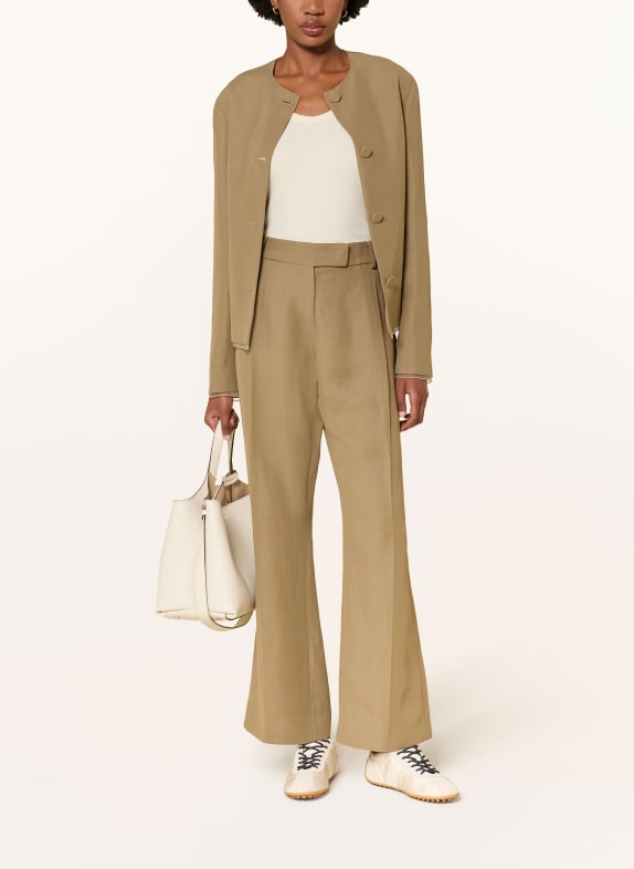 FABIANA FILIPPI T-shirt met sieradenparels ECRU