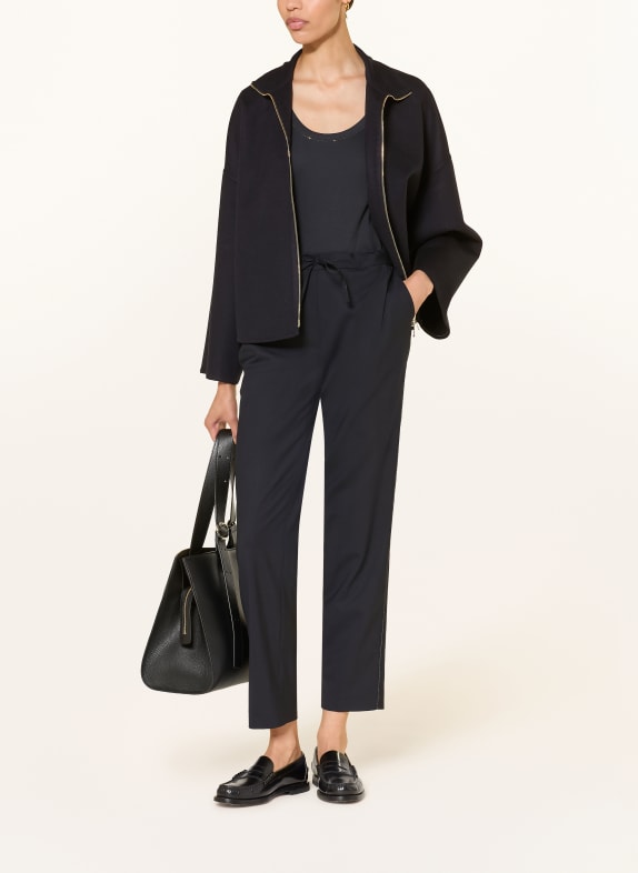 FABIANA FILIPPI T-shirt met sieradenparels DONKERBLAUW