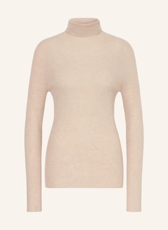 FABIANA FILIPPI Pull à col roulé en laine mérinos BEIGE