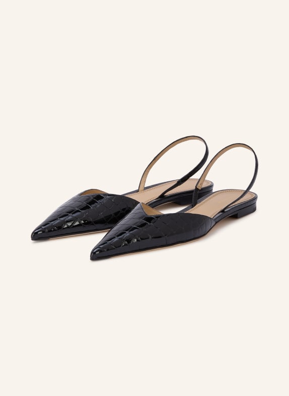 VICTORIA BECKHAM Ballerines à bride arrière NOIR