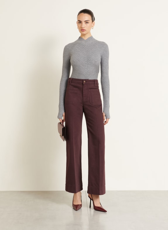 VICTORIA BECKHAM Wide Leg Jeans ALINA 9887 ACAI