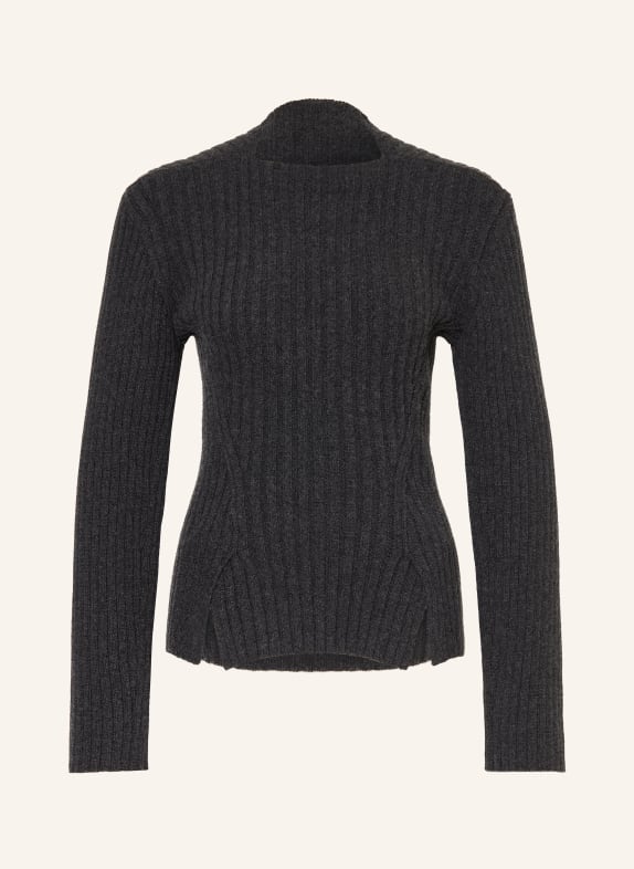VICTORIA BECKHAM Trui met kasjmier DONKERGRIJS