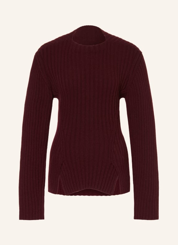 VICTORIA BECKHAM Trui met kasjmier DONKERROOD