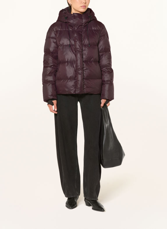 WITHBLACK Lightweight-Daunenjacke PENNY DUNKELROT