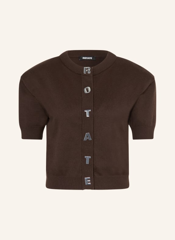 ROTATE Cardigan DARK BROWN