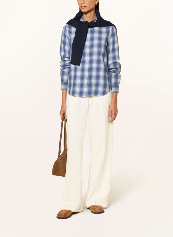 GANT Shirt blouse BLUE / WHITE