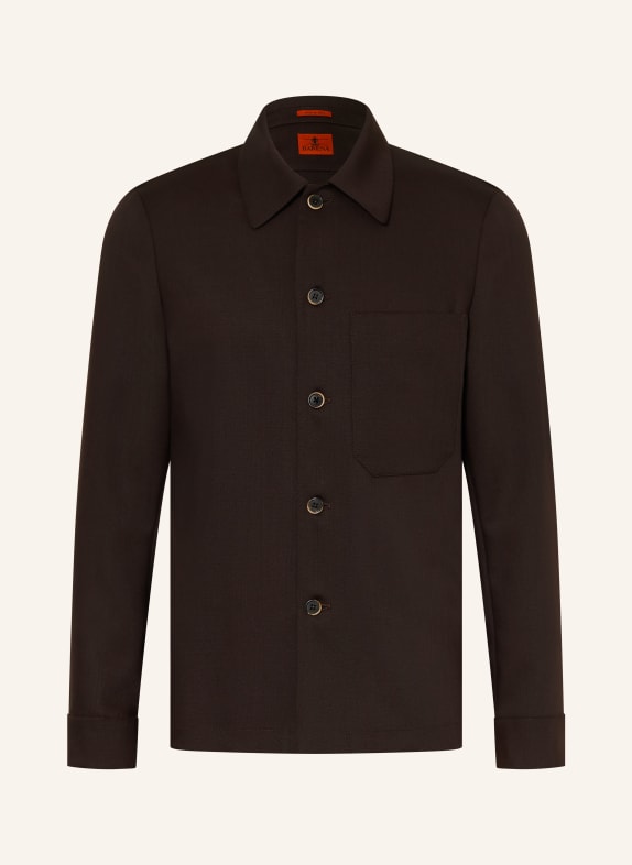 BARENA VENEZIA CEDRONE Overshirt DARK BROWN