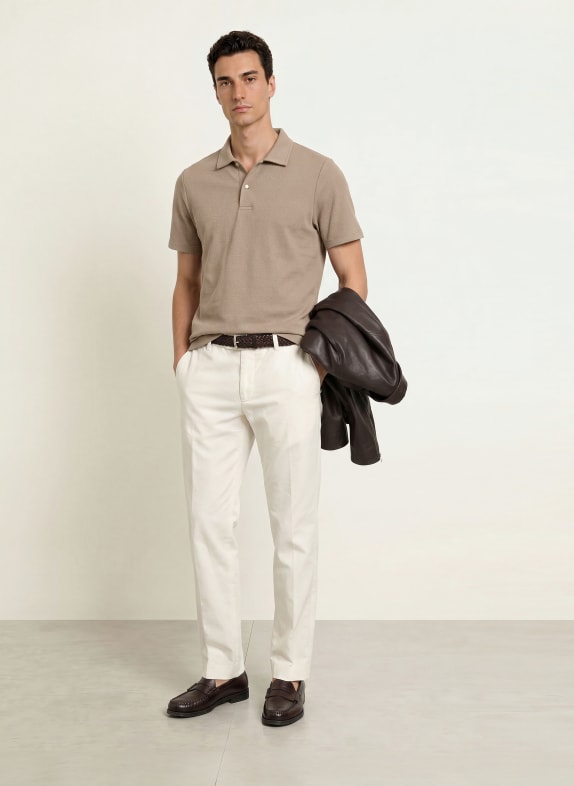 REISS Piqué-poloskjorte KENNEDY TAUPE