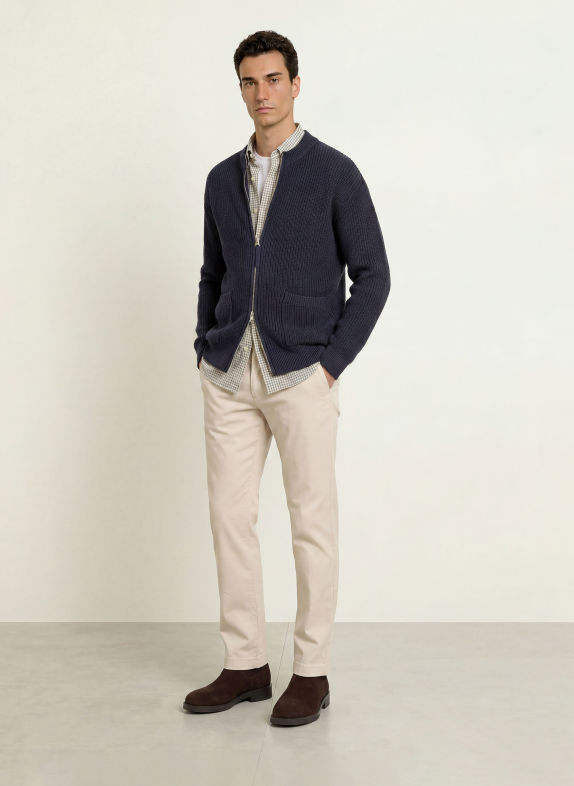 GANT Cardigan DARK BLUE