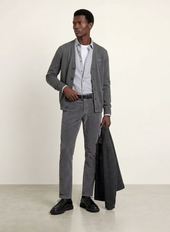 GANT Strickjacke GRAU
