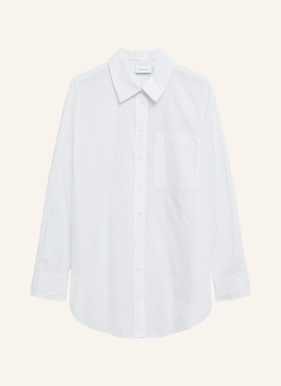 comma Hemdbluse WEISS / SCHWARZ