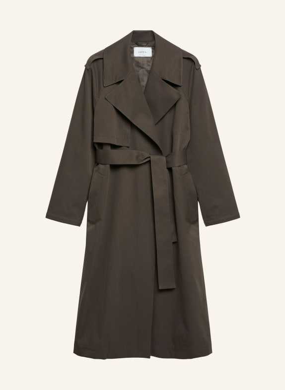 comma Trenchcoat DUNKELBRAUN