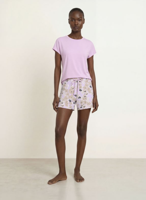 SCHIESSER Pyjamashorts MIX+RELAX LICHTPAARS / BEIGE