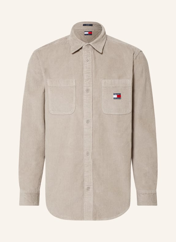 TOMMY JEANS Corduroy Shirt, Comfort Fit TAUPE