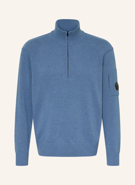 C.P. COMPANY Half-zip sweater LIGHT BLUE