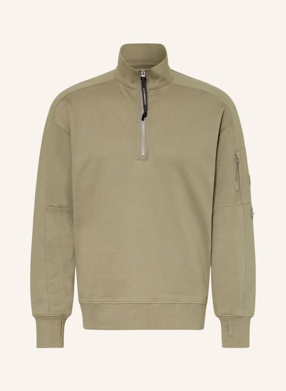 C.P. COMPANY Half-zip sweatshirt KHAKI