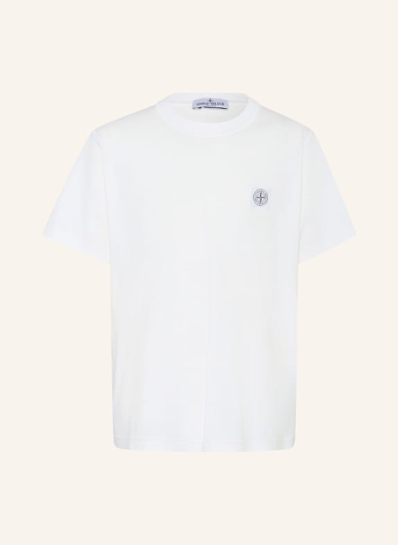 STONE ISLAND JUNIOR T-shirt BIAŁY