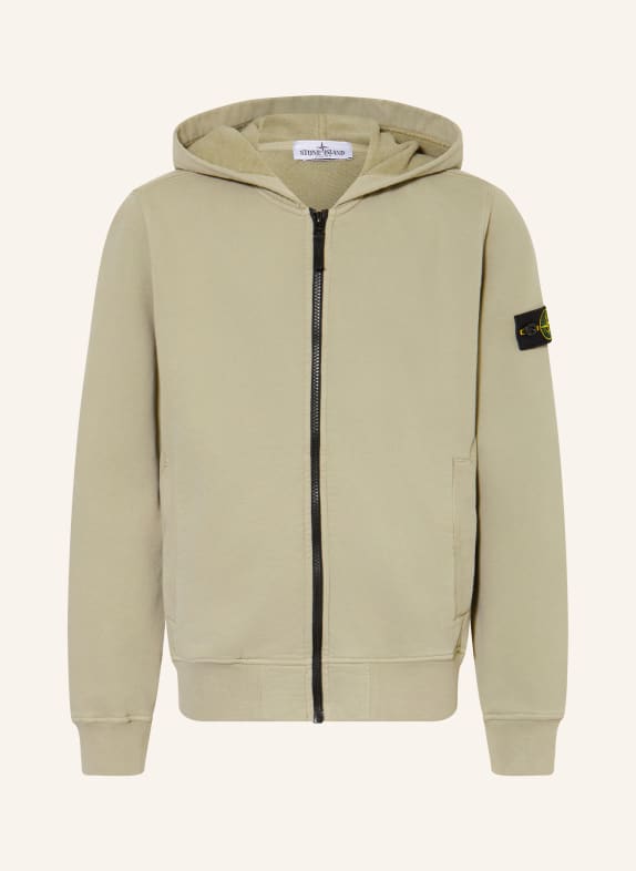 STONE ISLAND JUNIOR Sweatjacke OLIV