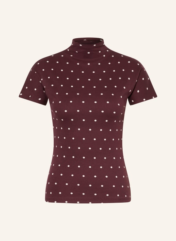 Marc O'Polo DENIM T-shirt ROUGE FONCÉ / ÉCRU