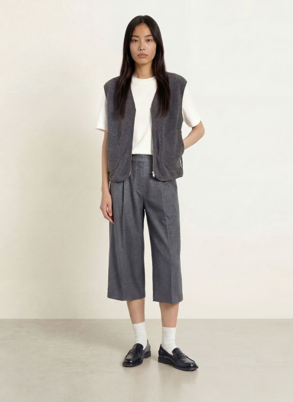 Marc O'Polo DENIM Plush Vest GRAY