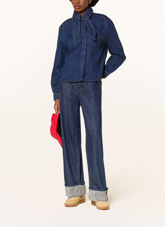 Marc O'Polo DENIM Spijkerjasje met afneembare kraag 4440 Dark Blue_Multi_01