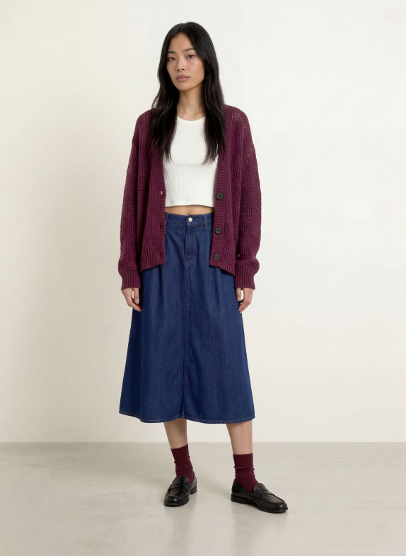 Marc O'Polo DENIM Cardigan ROȘU ÎNCHIS