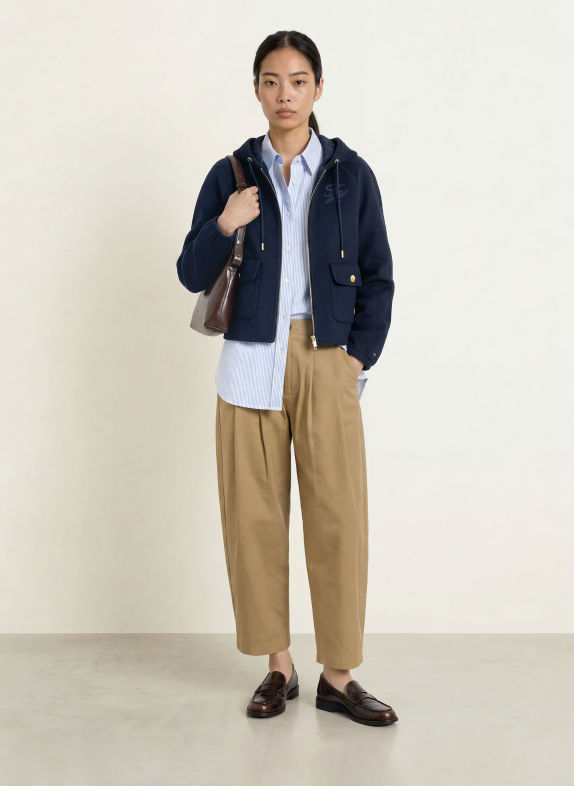 TOMMY HILFIGER Jacke DUNKELBLAU