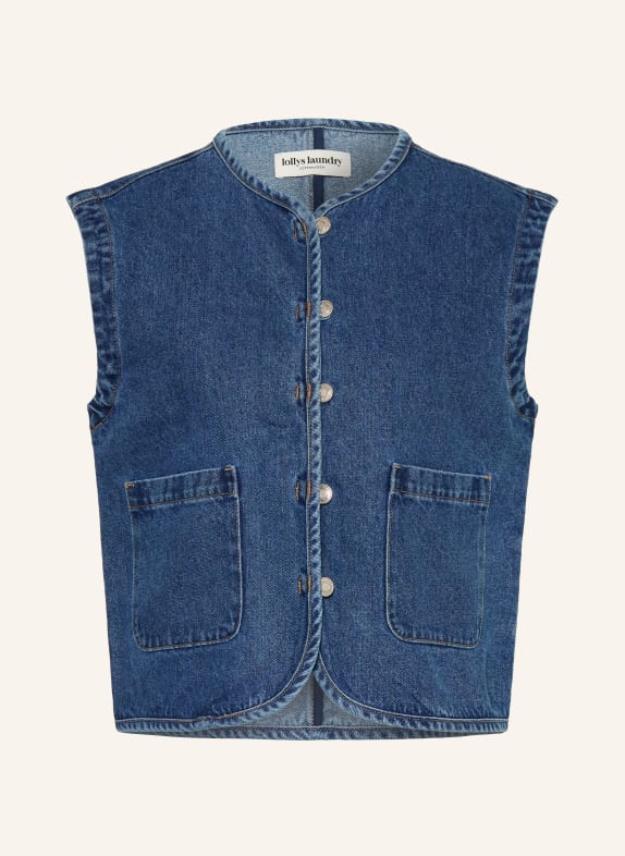 lollys laundry Gilet en jean ABBEYLL BLEU