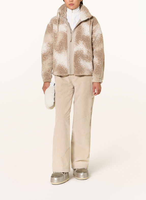 FIRE+ICE Fleecejacke NINETTA3 BEIGE / WEISS