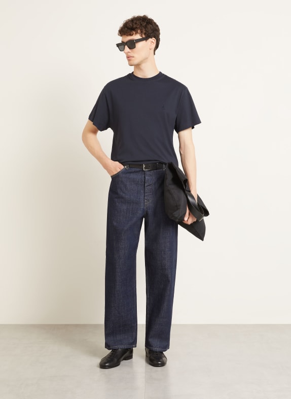 JIL SANDER Set van 3 T-shirts ZWART / DONKERBLAUW / WIT