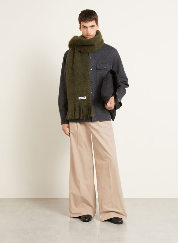 JIL SANDER Chino met oversized pasvorm BEIGE