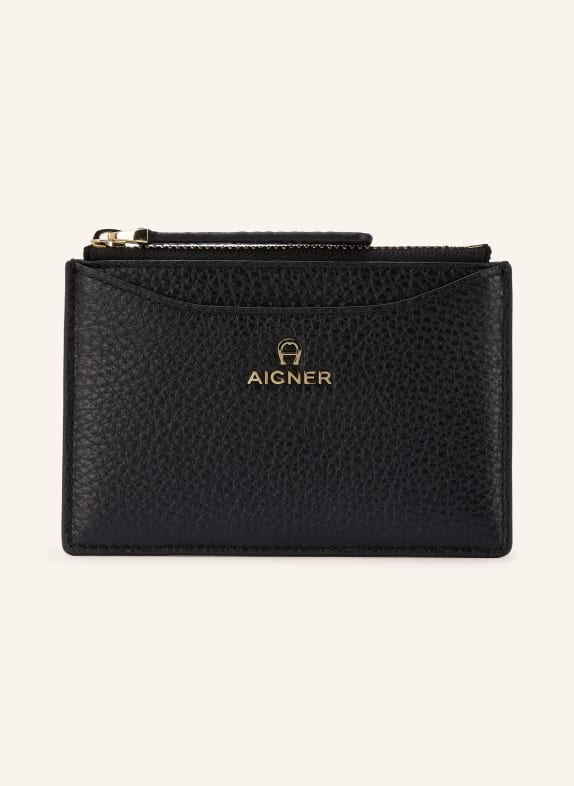 AIGNER Kartenetui MARIKA SCHWARZ / GOLD