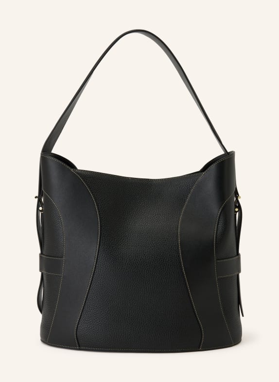 AIGNER Beuteltasche DEBORAH SCHWARZ / GOLD