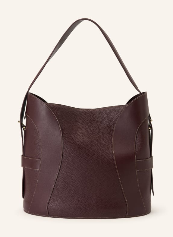 AIGNER Beuteltasche DEBORAH DUNKELROT / GOLD