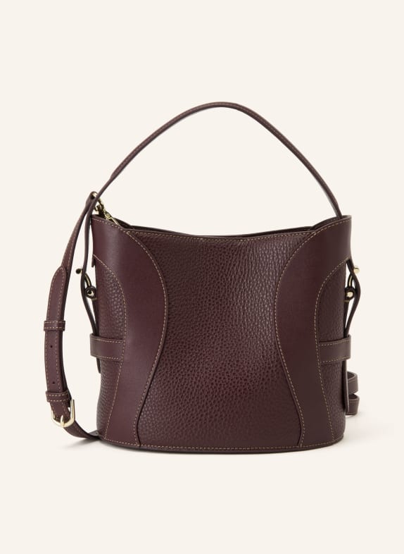 AIGNER Beuteltasche DEBORAH DUNKELROT / GOLD