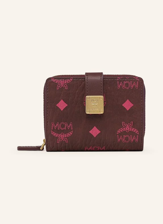 MCM Geldbörse AREN VI DUNKELBRAUN / FUCHSIA